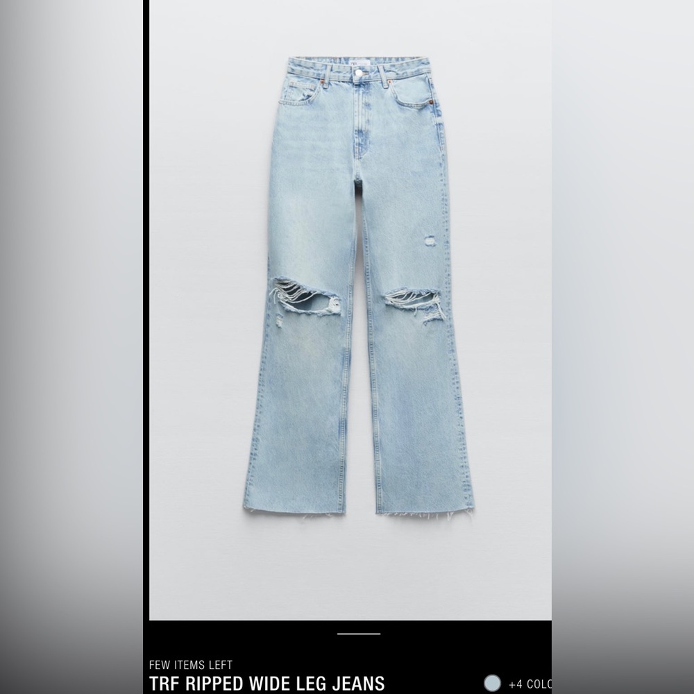 Gently used wide leg Jeans